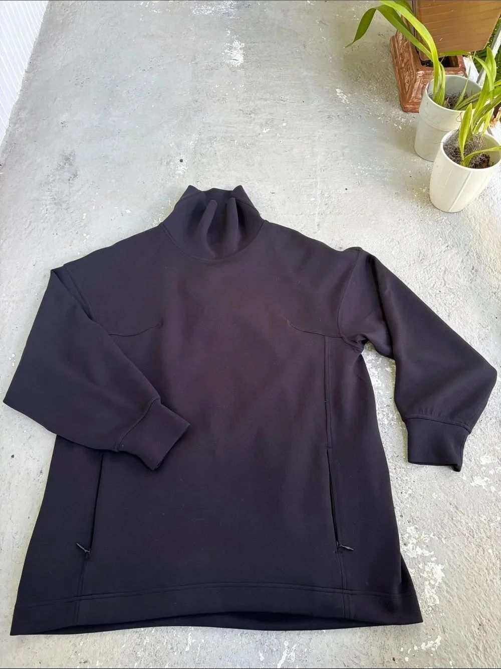 Lululemon funnel neck oversized long sweater